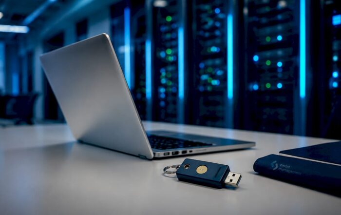 Dispositivos de segurança e servidores digitais para autenticação de utilizadores